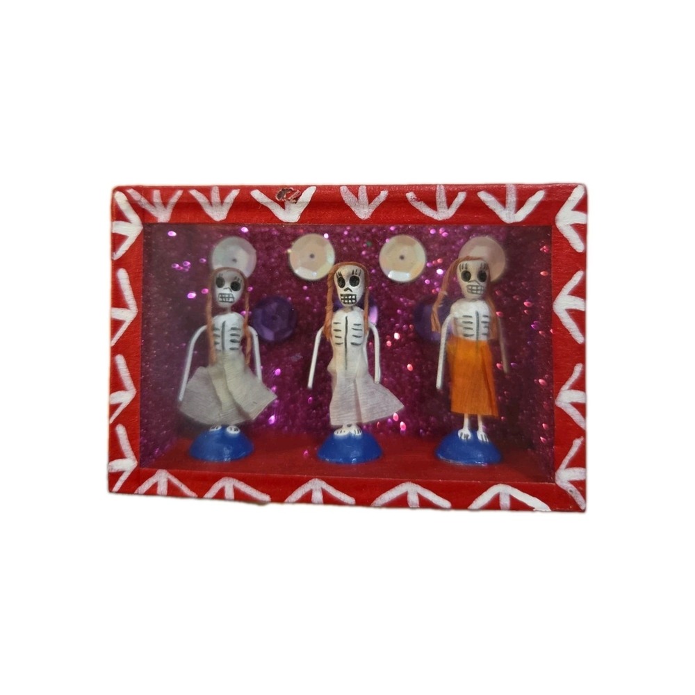 Dia De Los Muertos Small Shadow Box 2x3